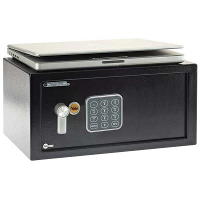 Yale - YLV/200/DB fekete - laptop sz�f elektronikus z�rral